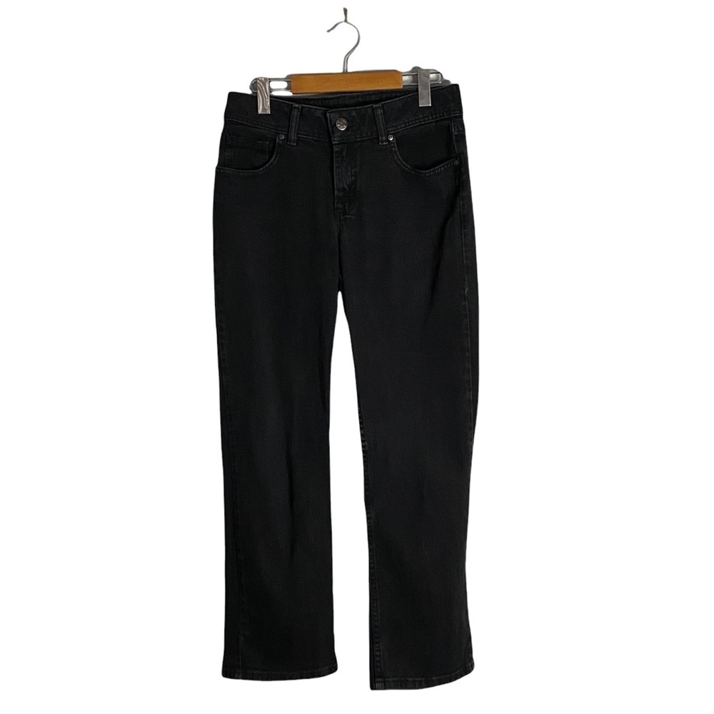 Riders by Lee Women's Mid-Rise Black Wash Slim Denim